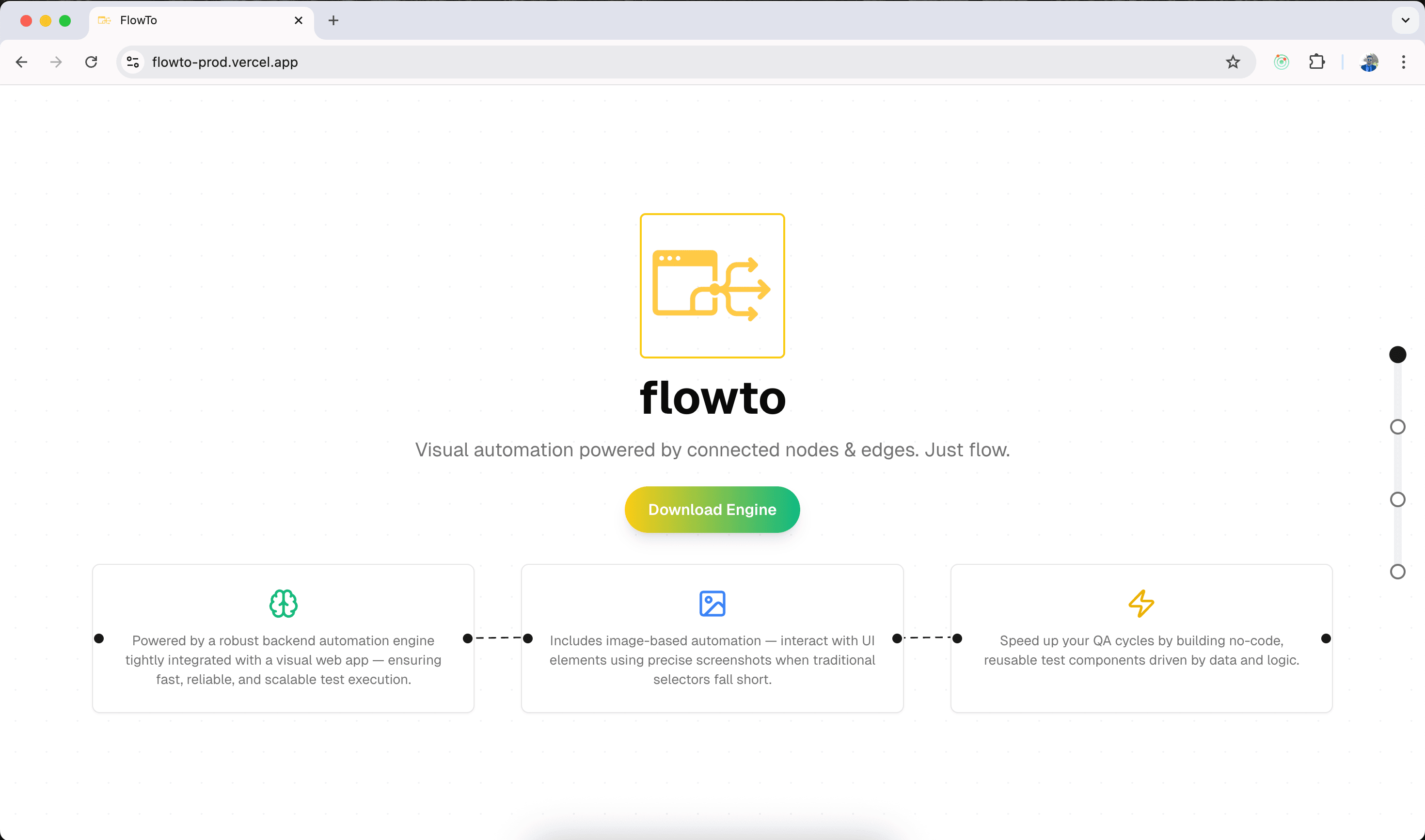 Flowto Landing Page Light